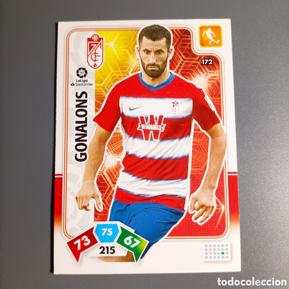Cromos de f&uacute;tbol: ADRENALYN. LIGA 2019-2020 (GRANADA) №172 GONALONS