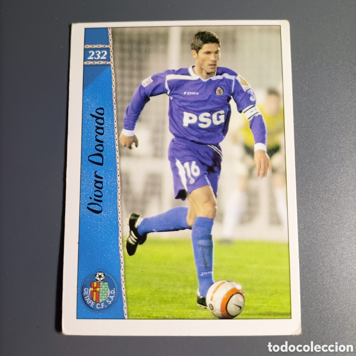 Cromos de f&uacute;tbol: MUNDICROMO. LIGA 2006-2007 (GETAFE) №232 VIVAR DORADO