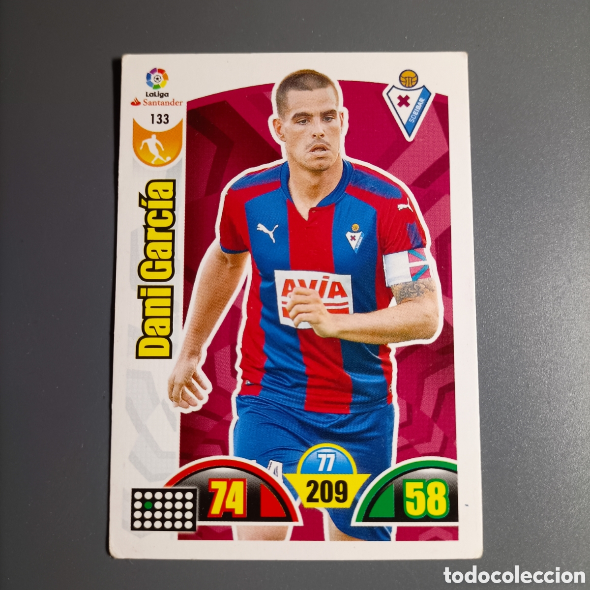 Cromos de f&uacute;tbol: ADRENALYN. LIGA 2017-2018 (EIBAR) №133 DANI GARC&Iacute;A
