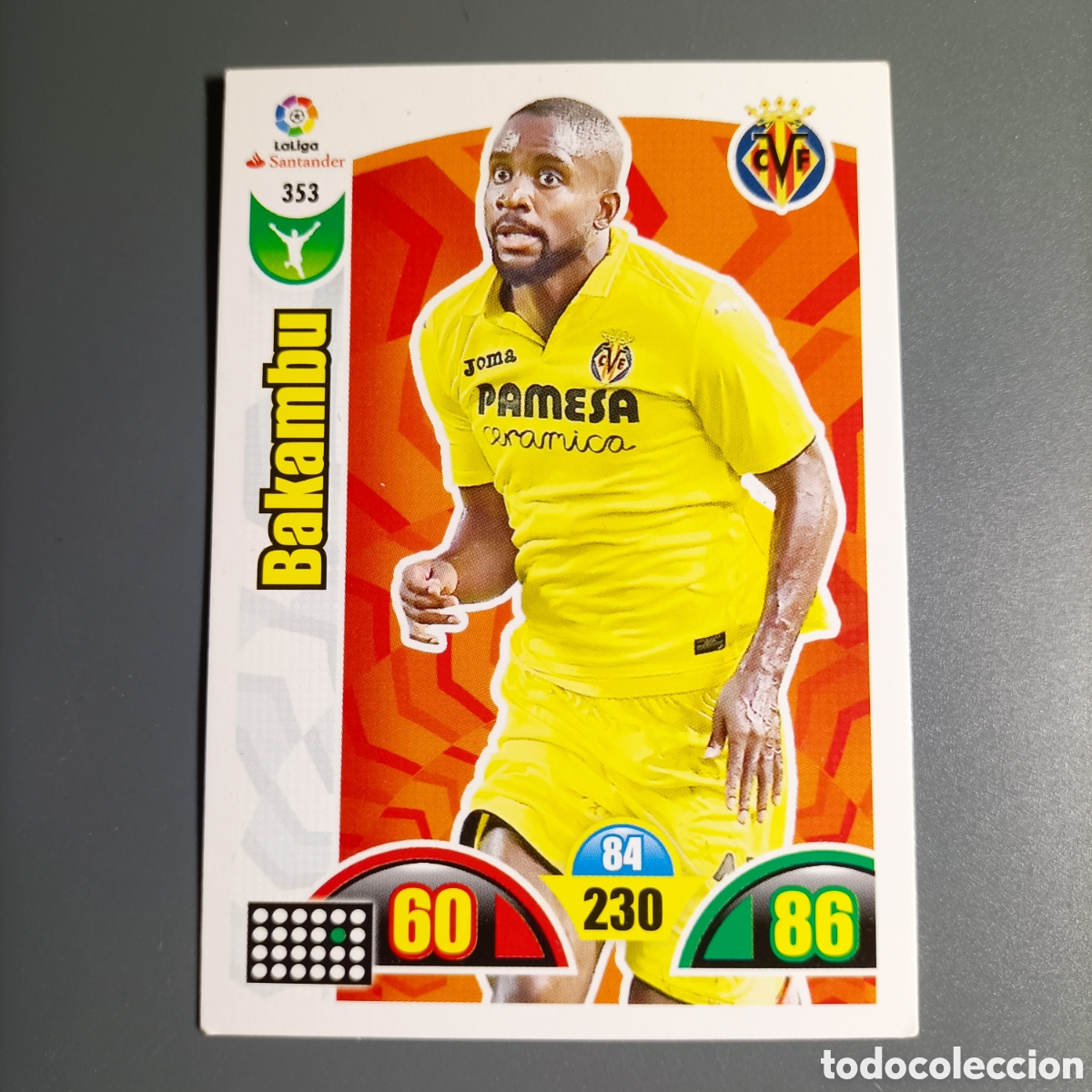 Cromos de f&uacute;tbol: ADRENALYN. LIGA 2017-2018 (VILLARREAL) №353 BAKAMBU