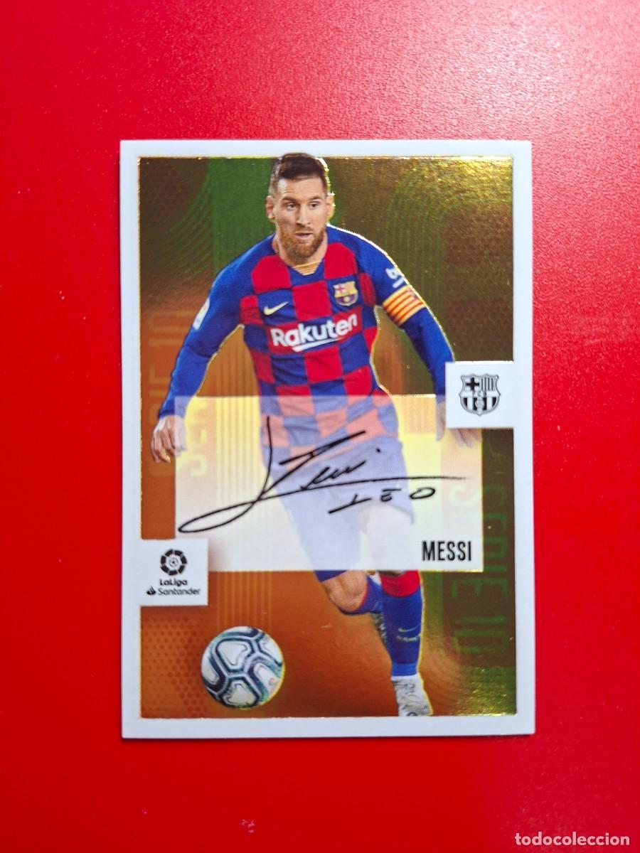 Cromos de f&uacute;tbol: 16 MESSI SERIE 10 FIRMADO F.C. BARCELONA LIGA 20 21 2020 2021 &Aacute;LBUM ESTE PANINI