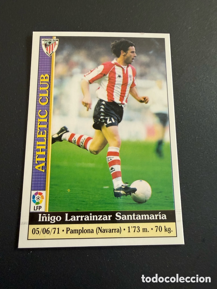 Cromos de f&uacute;tbol: MUNDICROMO 2000. n 131. LARRAINZAR ( Athletic Club)
