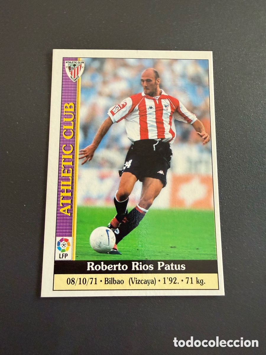 Cromos de Futebol: MUNDICROMO 2000. n 134. ROBERTO RIOS ( Athletic Club)
