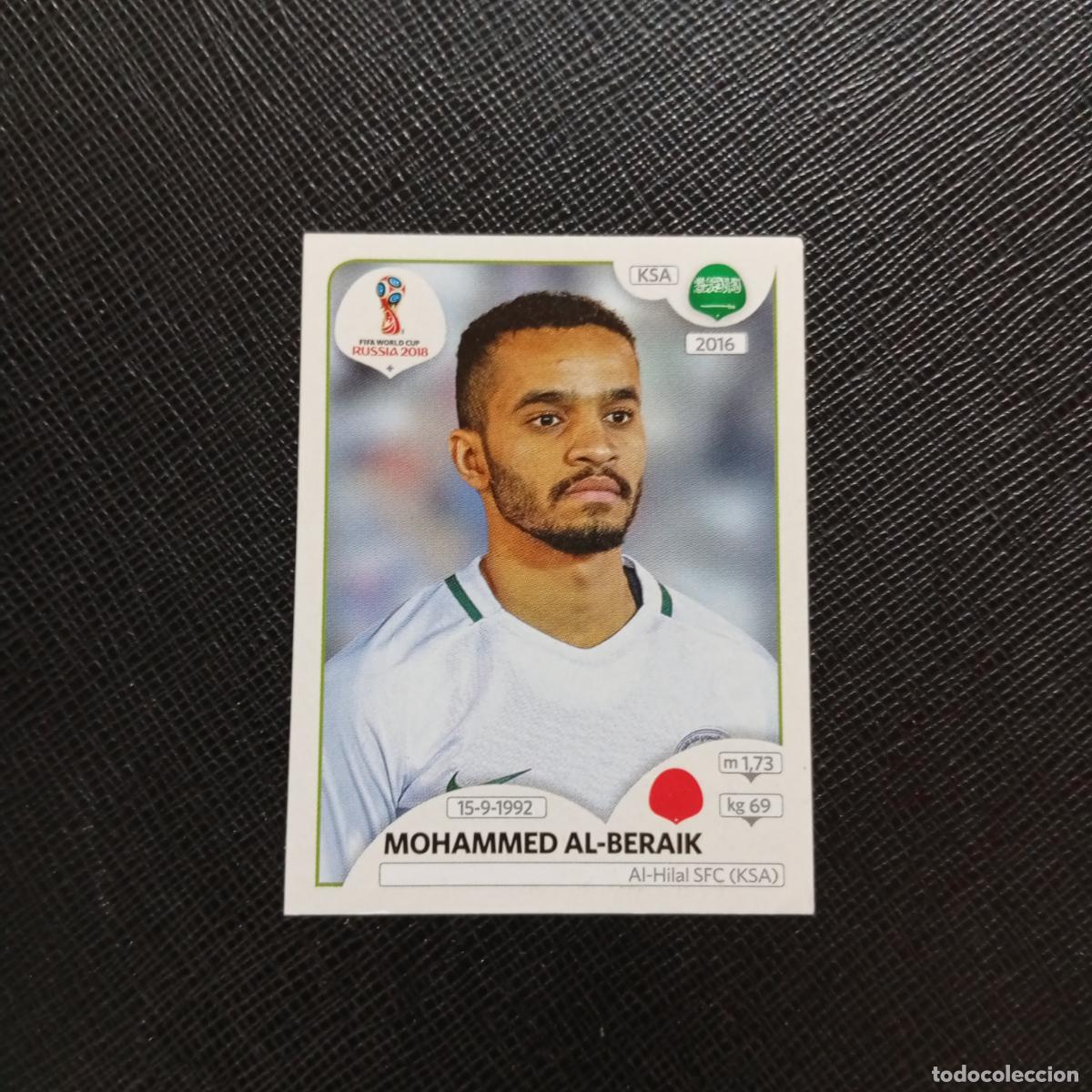 Cromos de f&uacute;tbol: 61 MOHAMMMED ALBERAIK ARABIA SAUDI PANINI MUNDIAL RUSIA 2018 CROMO FUTBOL 18 - SIN PEGAR - CJ2 ....