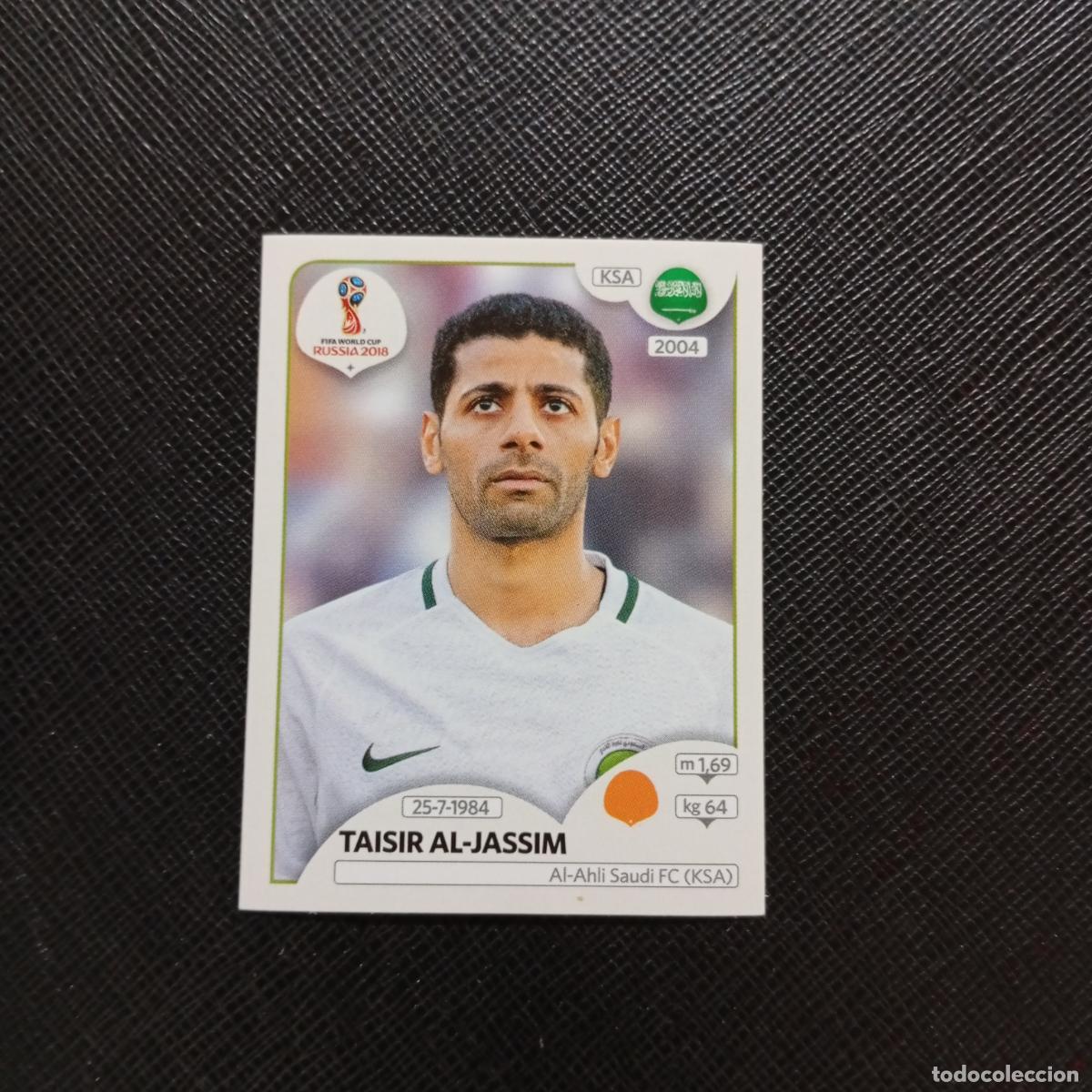 Cromos de f&uacute;tbol: 62 TAISIR AL JASSIM ARABIA SAUDI PANINI MUNDIAL RUSIA 2018 CROMO FUTBOL 18 - SIN PEGAR - CJ2