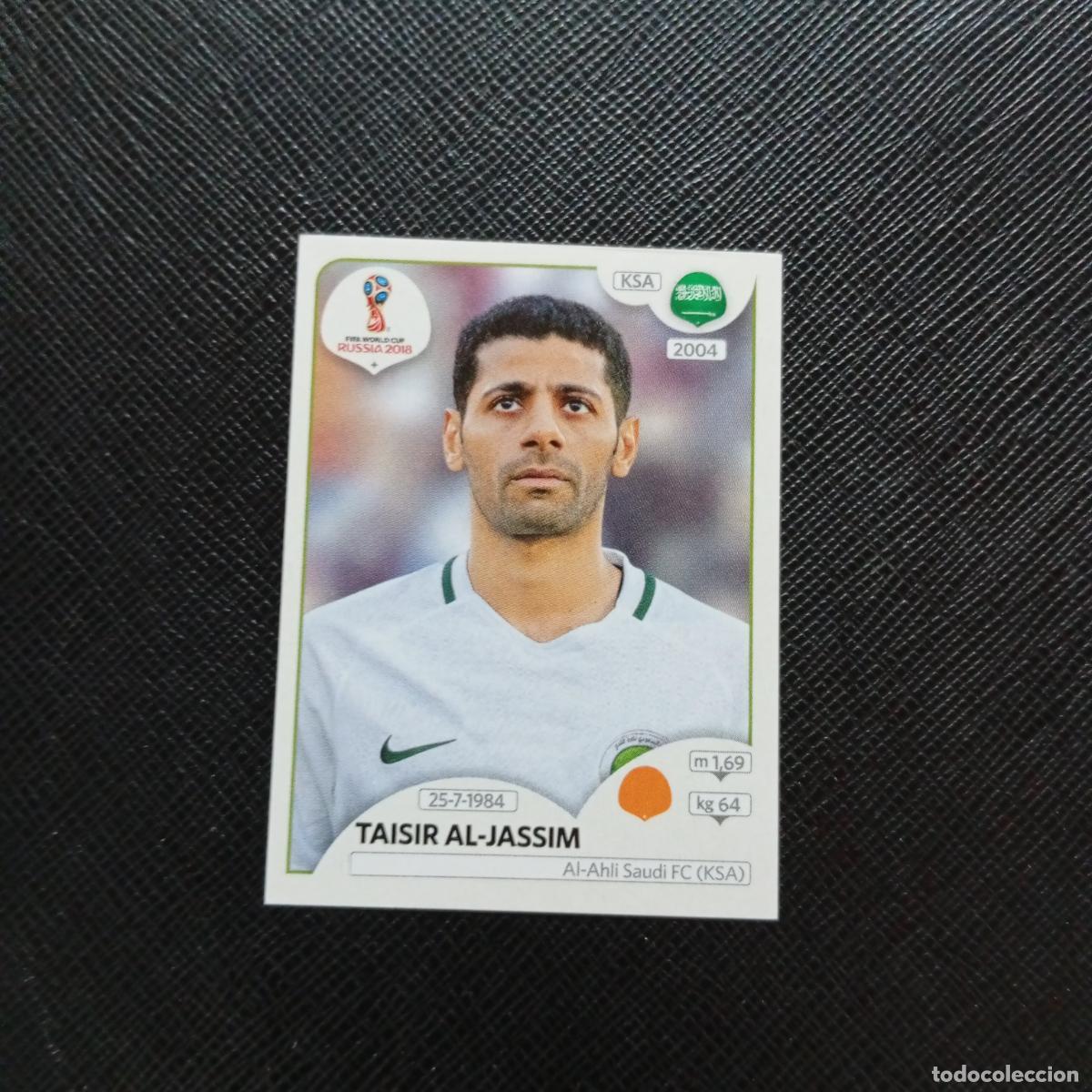 Cromos de f&uacute;tbol: 62 TAISIR AL JASSIM ARABIA SAUDI PANINI MUNDIAL RUSIA 2018 CROMO FUTBOL 18 - SIN PEGAR - CJ2