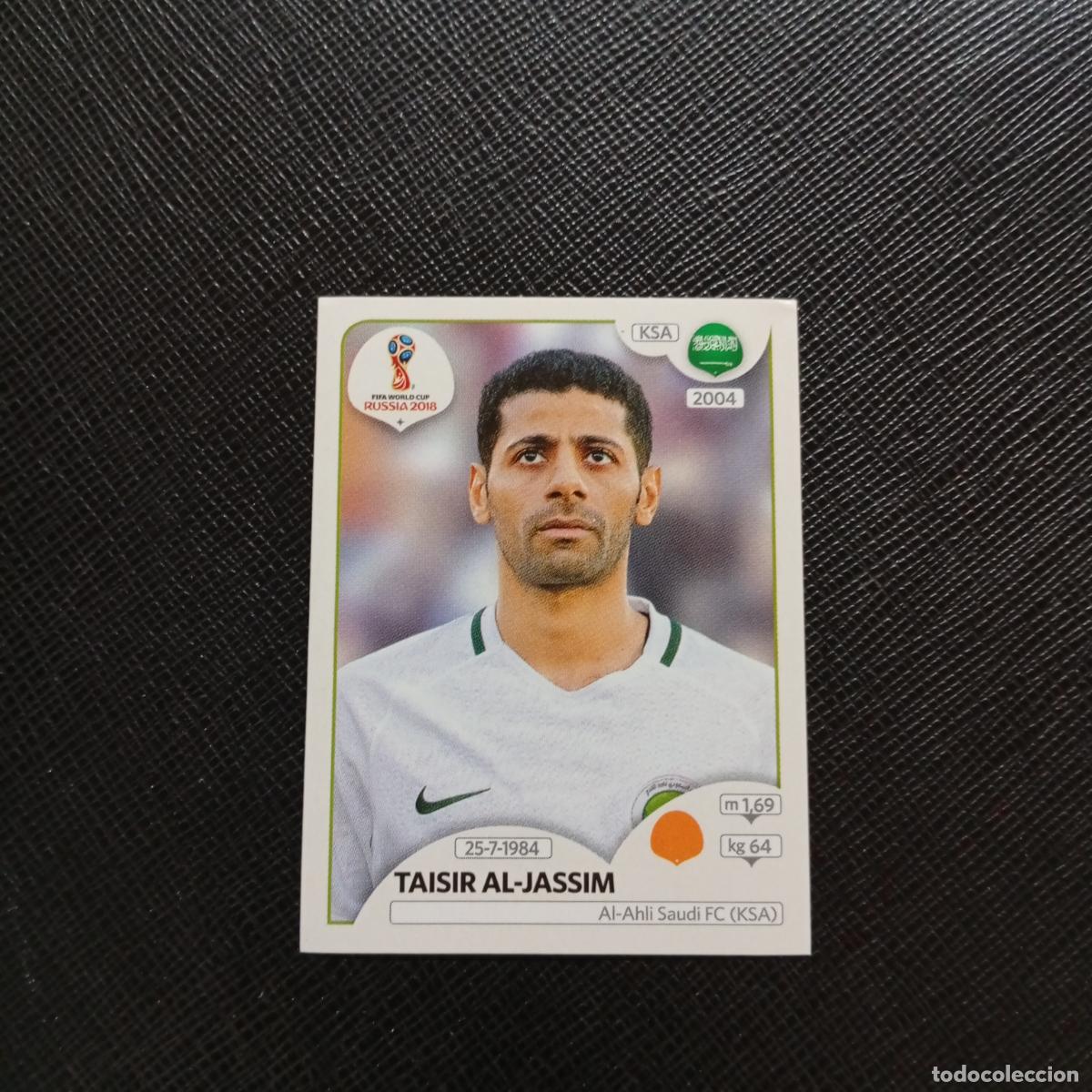 Cromos de f&uacute;tbol: 62 TAISIR AL JASSIM ARABIA SAUDI PANINI MUNDIAL RUSIA 2018 CROMO FUTBOL 18 - SIN PEGAR - CJ2