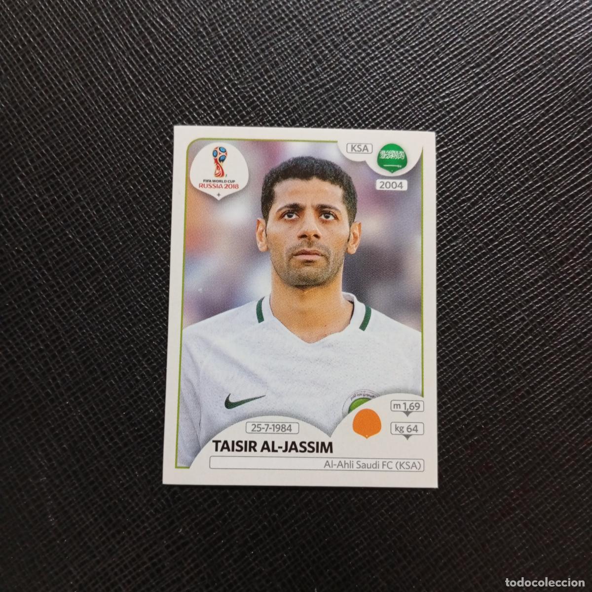 Cromos de f&uacute;tbol: 62 TAISIR AL JASSIM ARABIA SAUDI PANINI MUNDIAL RUSIA 2018 CROMO FUTBOL 18 - SIN PEGAR - CJ2 .