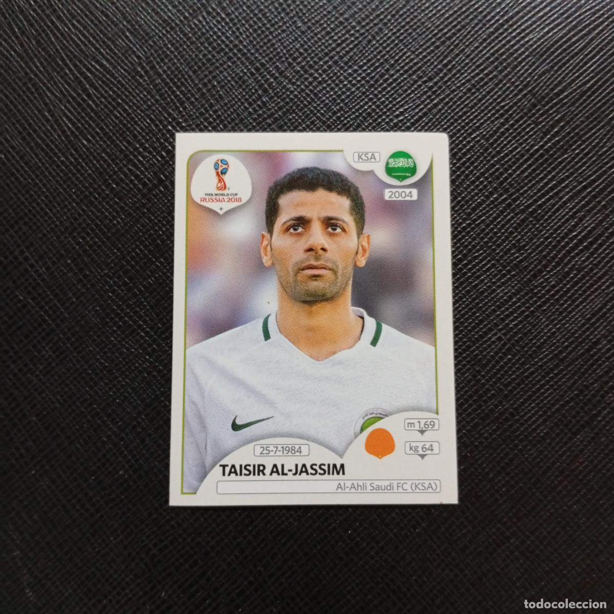 Cromos de f&uacute;tbol: 62 TAISIR AL JASSIM ARABIA SAUDI PANINI MUNDIAL RUSIA 2018 CROMO FUTBOL 18 - SIN PEGAR - CJ2 .