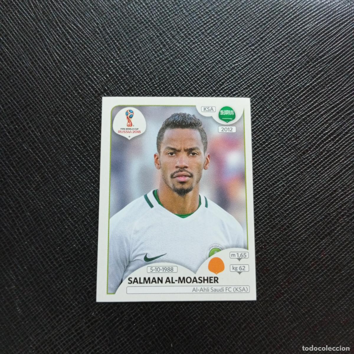 Cartes &agrave; collectionner de Football: 65 SALAMAN AL MOASHER ARABIA SAUDI PANINI MUNDIAL RUSIA 2018 CROMO FUTBOL 18 - SIN PEGAR - CJ2 ...