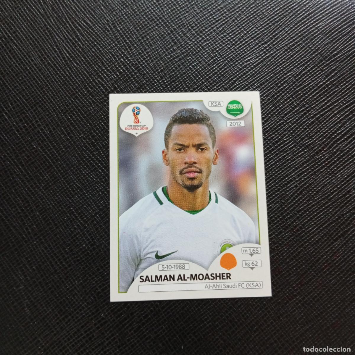 Cartes &agrave; collectionner de Football: 65 SALAMAN AL MOASHER ARABIA SAUDI PANINI MUNDIAL RUSIA 2018 CROMO FUTBOL 18 - SIN PEGAR - CJ2 ...