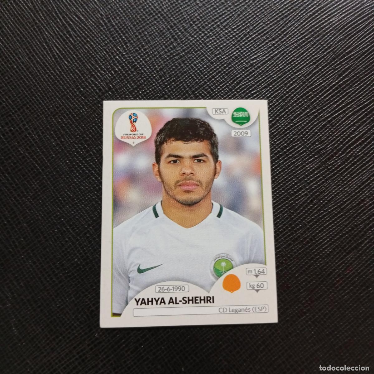 Cartes &agrave; collectionner de Football: 66 YAHYA AL SHEHRI ARABIA SAUDI PANINI MUNDIAL RUSIA 2018 CROMO FUTBOL 18 - SIN PEGAR - CJ2