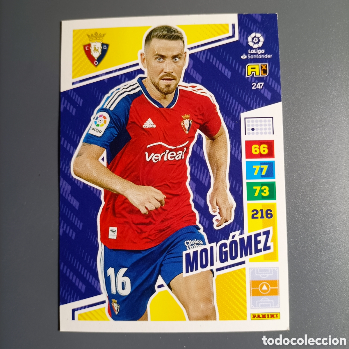 Cartes &agrave; collectionner de Football: ADRENALYN. LIGA 2022-2023 (OSASUNA) №247 MOI G&Oacute;MEZ