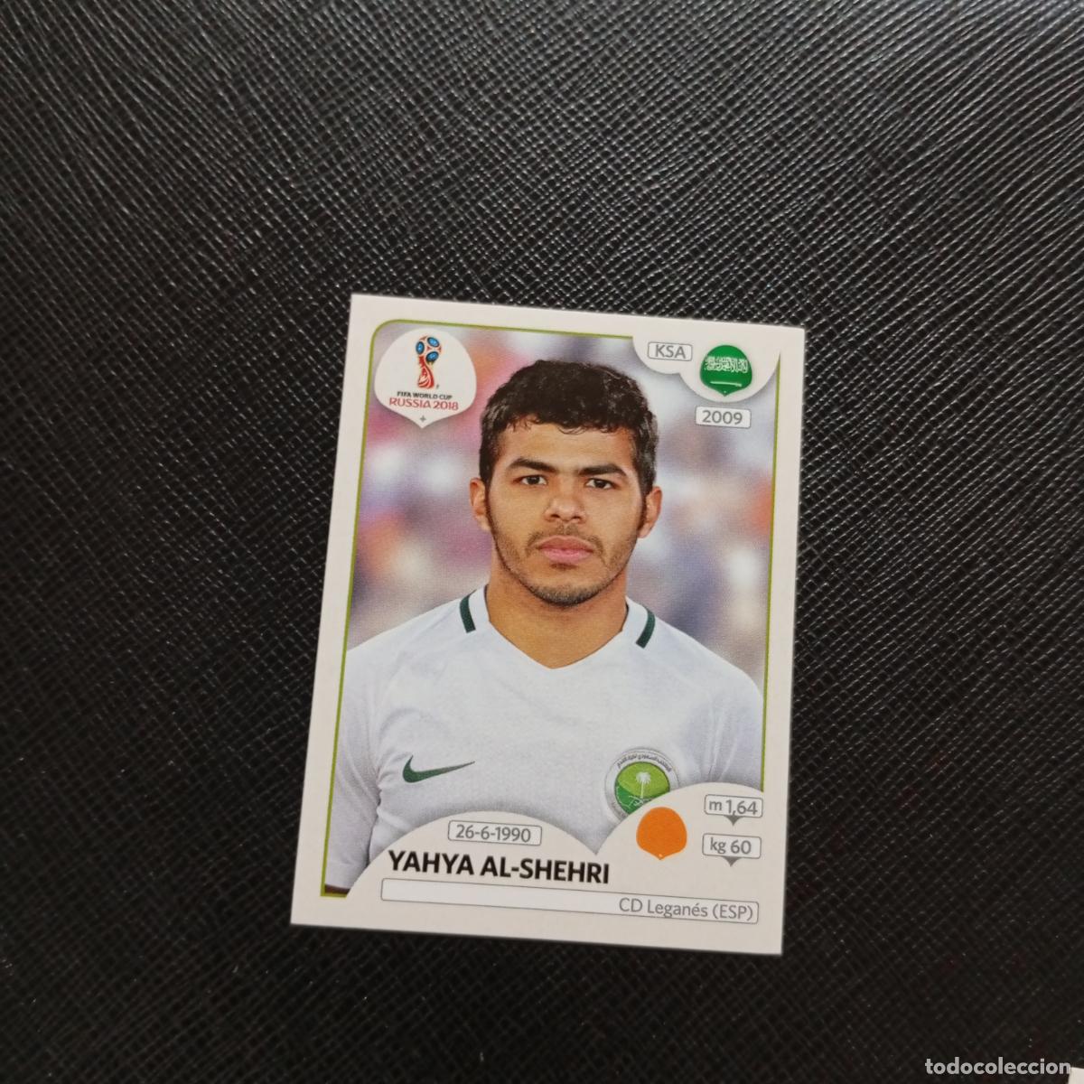 Cartes &agrave; collectionner de Football: 66 YAHYA AL SHEHRI ARABIA SAUDI PANINI MUNDIAL RUSIA 2018 CROMO FUTBOL 18 - SIN PEGAR - CJ2