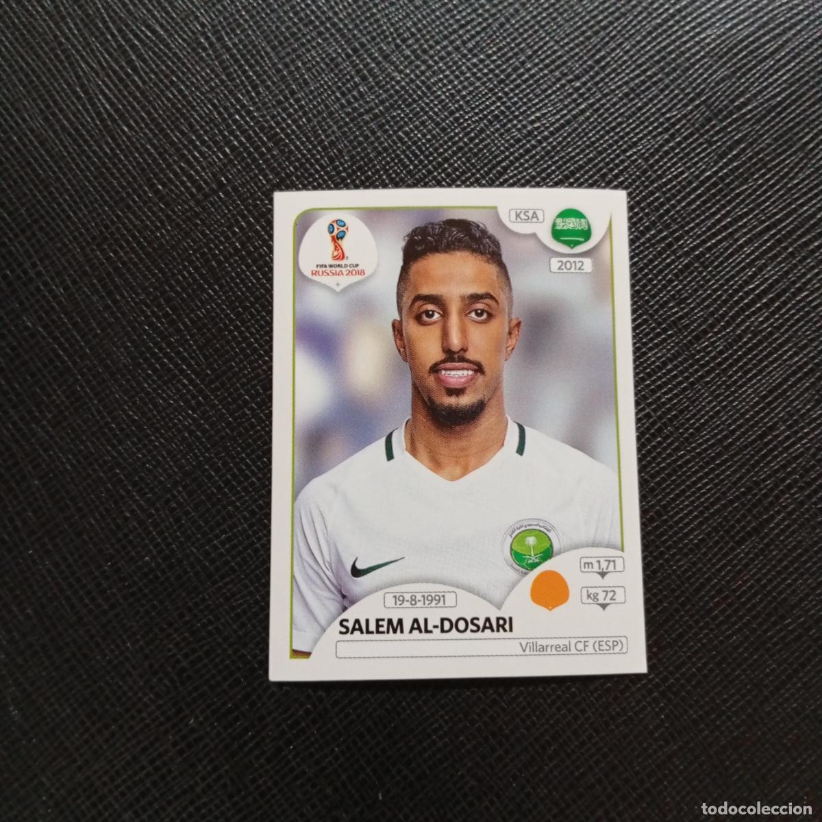 Cromos de f&uacute;tbol: 67 SALEM AL DOSARI ARABIA SAUDI PANINI MUNDIAL RUSIA 2018 CROMO FUTBOL 18 - SIN PEGAR - CJ2 ..