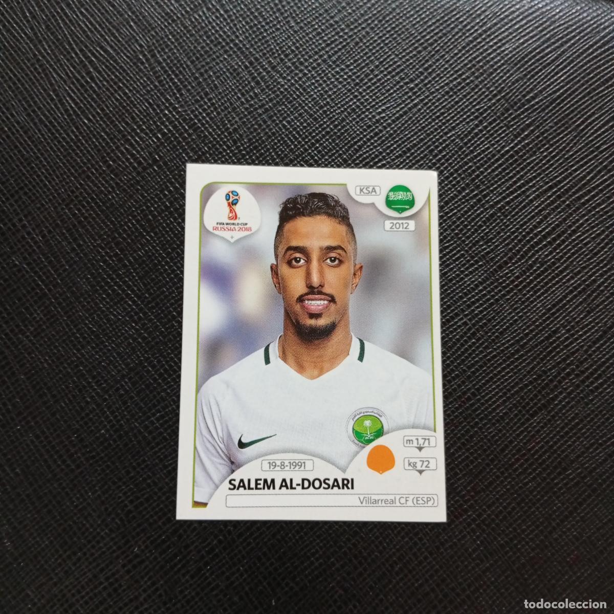 Cromos de f&uacute;tbol: 67 SALEM AL DOSARI ARABIA SAUDI PANINI MUNDIAL RUSIA 2018 CROMO FUTBOL 18 - SIN PEGAR - CJ2 ..