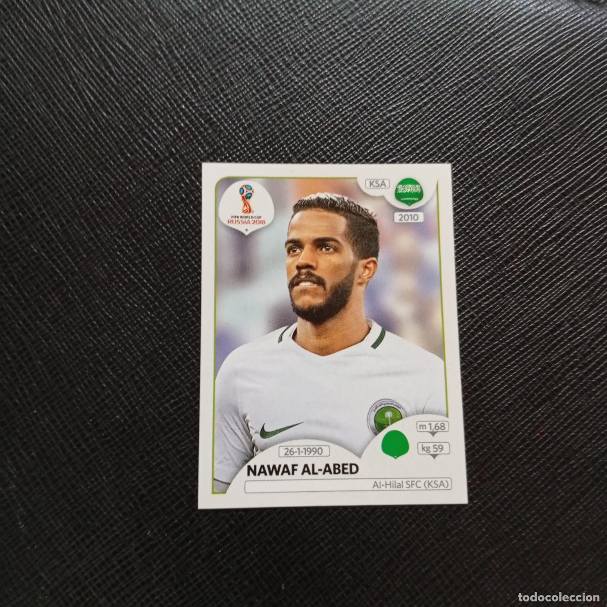Cromos de f&uacute;tbol: 68 NAWAF AL ABED ARABIA SAUDI PANINI MUNDIAL RUSIA 2018 CROMO FUTBOL 18 - SIN PEGAR - CJ2