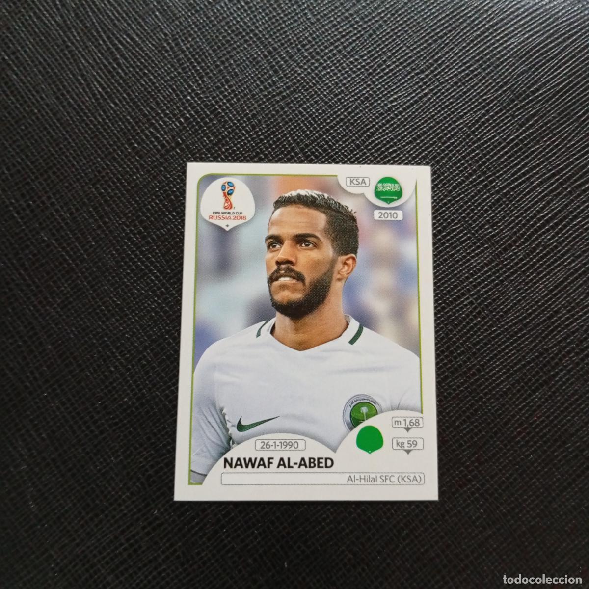 Cromos de f&uacute;tbol: 68 NAWAF AL ABED ARABIA SAUDI PANINI MUNDIAL RUSIA 2018 CROMO FUTBOL 18 - SIN PEGAR - CJ2