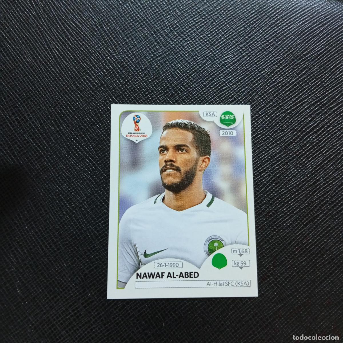 Cromos de f&uacute;tbol: 68 NAWAF AL ABED ARABIA SAUDI PANINI MUNDIAL RUSIA 2018 CROMO FUTBOL 18 - SIN PEGAR - CJ2