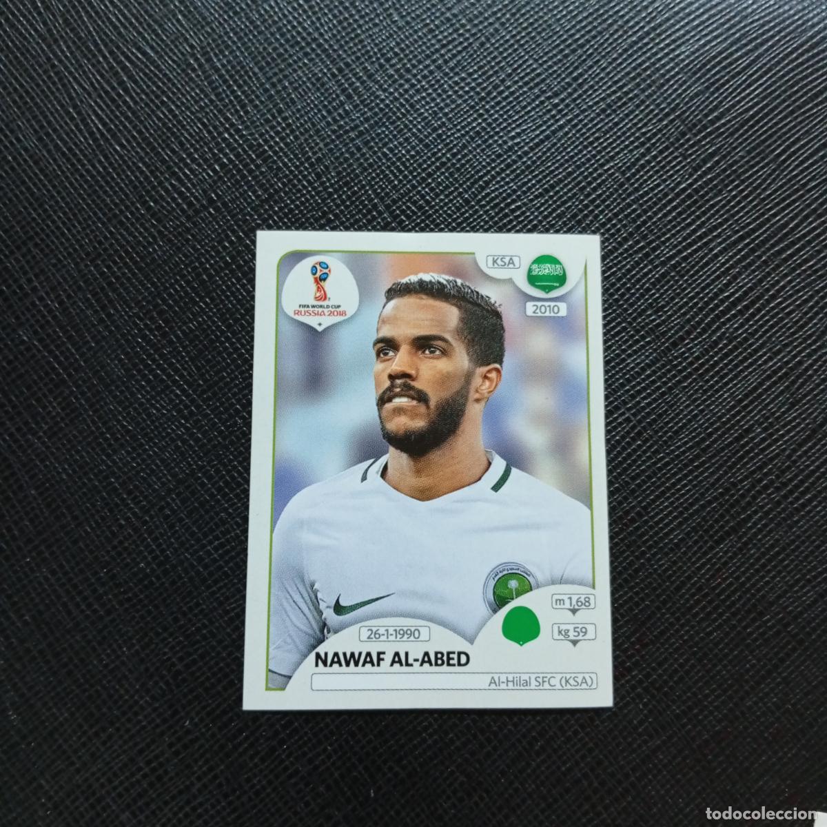 Figurine di Calcio: 68 NAWAF AL ABED ARABIA SAUDI PANINI MUNDIAL RUSIA 2018 CROMO FUTBOL 18 - SIN PEGAR - CJ2 .