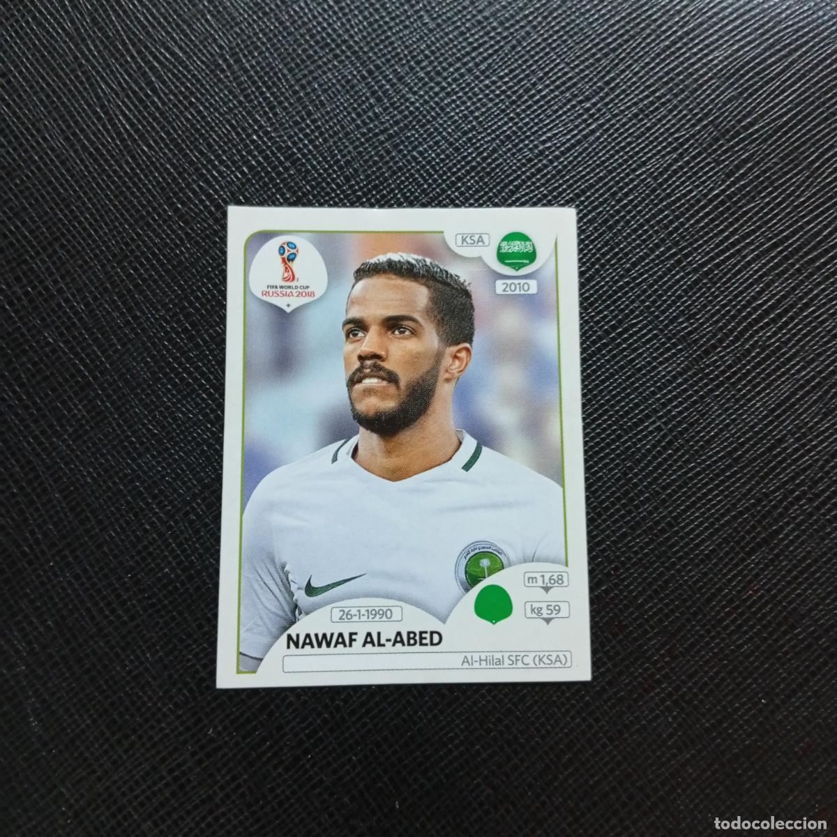 Figurine di Calcio: 68 NAWAF AL ABED ARABIA SAUDI PANINI MUNDIAL RUSIA 2018 CROMO FUTBOL 18 - SIN PEGAR - CJ2 .