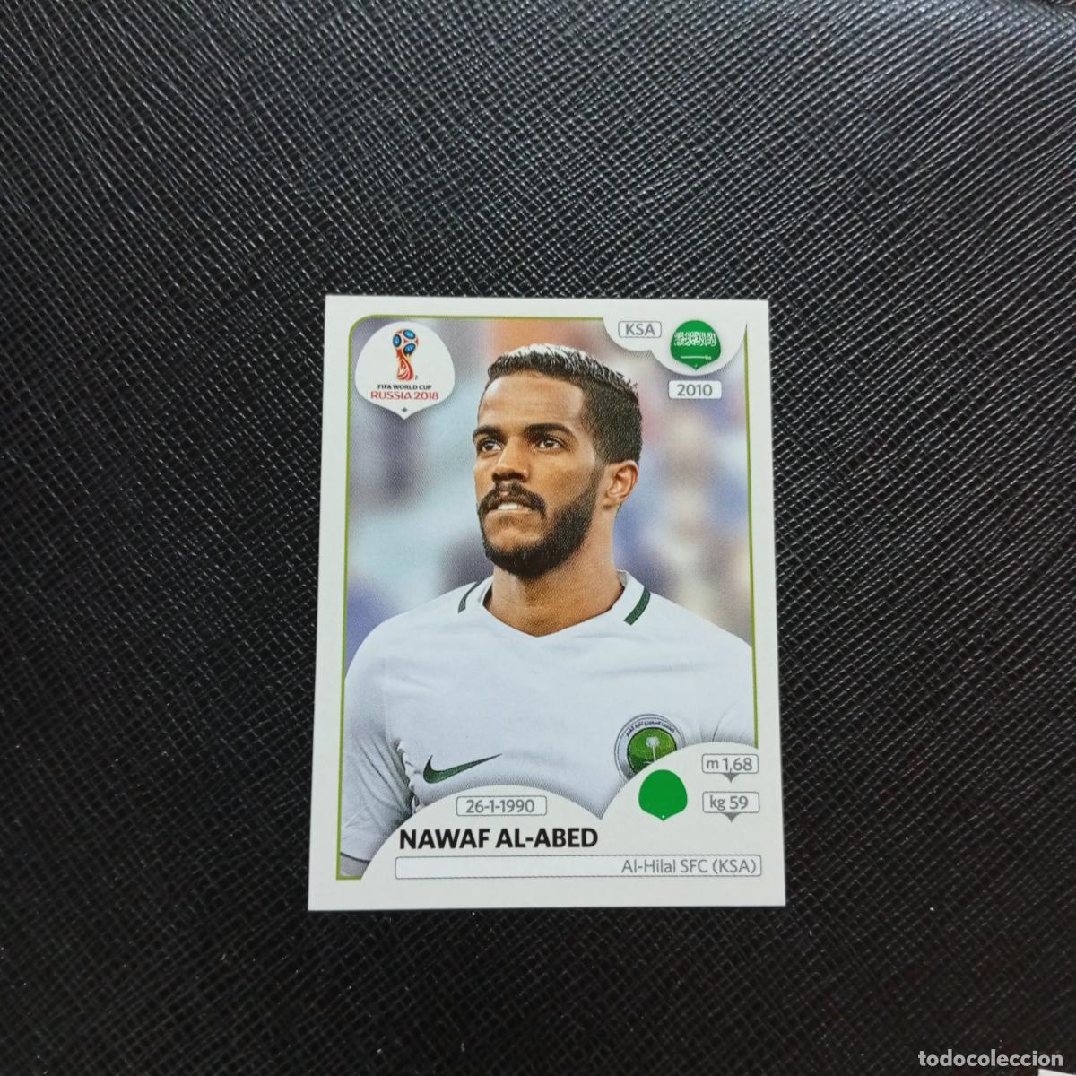 Cartes &agrave; collectionner de Football: 68 NAWAF AL ABED ARABIA SAUDI PANINI MUNDIAL RUSIA 2018 CROMO FUTBOL 18 - SIN PEGAR - CJ2 .