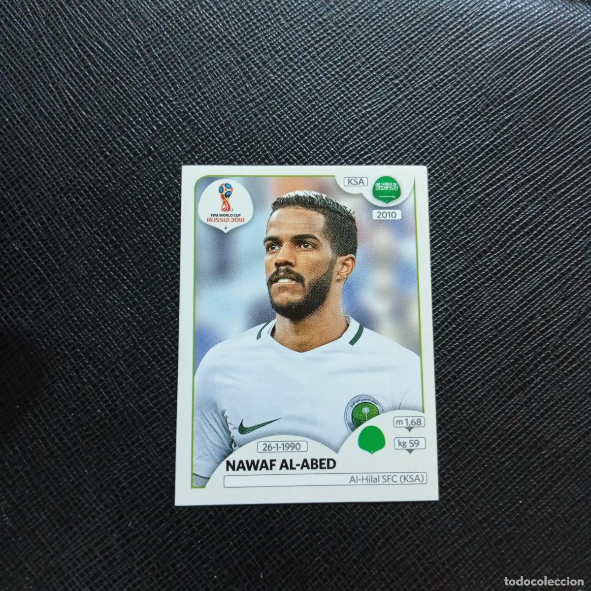Cartes &agrave; collectionner de Football: 68 NAWAF AL ABED ARABIA SAUDI PANINI MUNDIAL RUSIA 2018 CROMO FUTBOL 18 - SIN PEGAR - CJ2 ..
