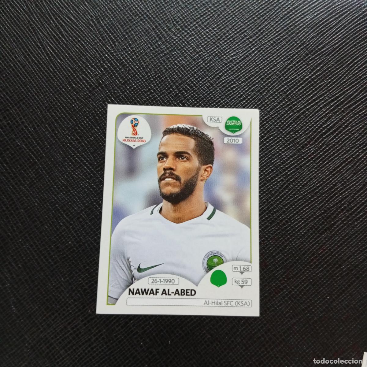 Cartes &agrave; collectionner de Football: 68 NAWAF AL ABED ARABIA SAUDI PANINI MUNDIAL RUSIA 2018 CROMO FUTBOL 18 - SIN PEGAR - CJ2 ..