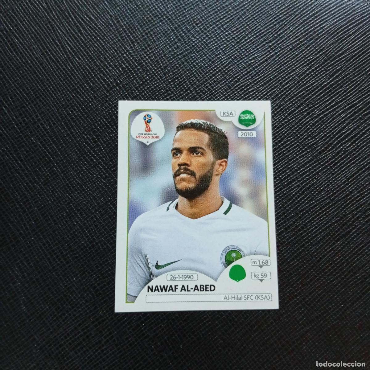 Cartes &agrave; collectionner de Football: 68 NAWAF AL ABED ARABIA SAUDI PANINI MUNDIAL RUSIA 2018 CROMO FUTBOL 18 - SIN PEGAR - CJ2 ...