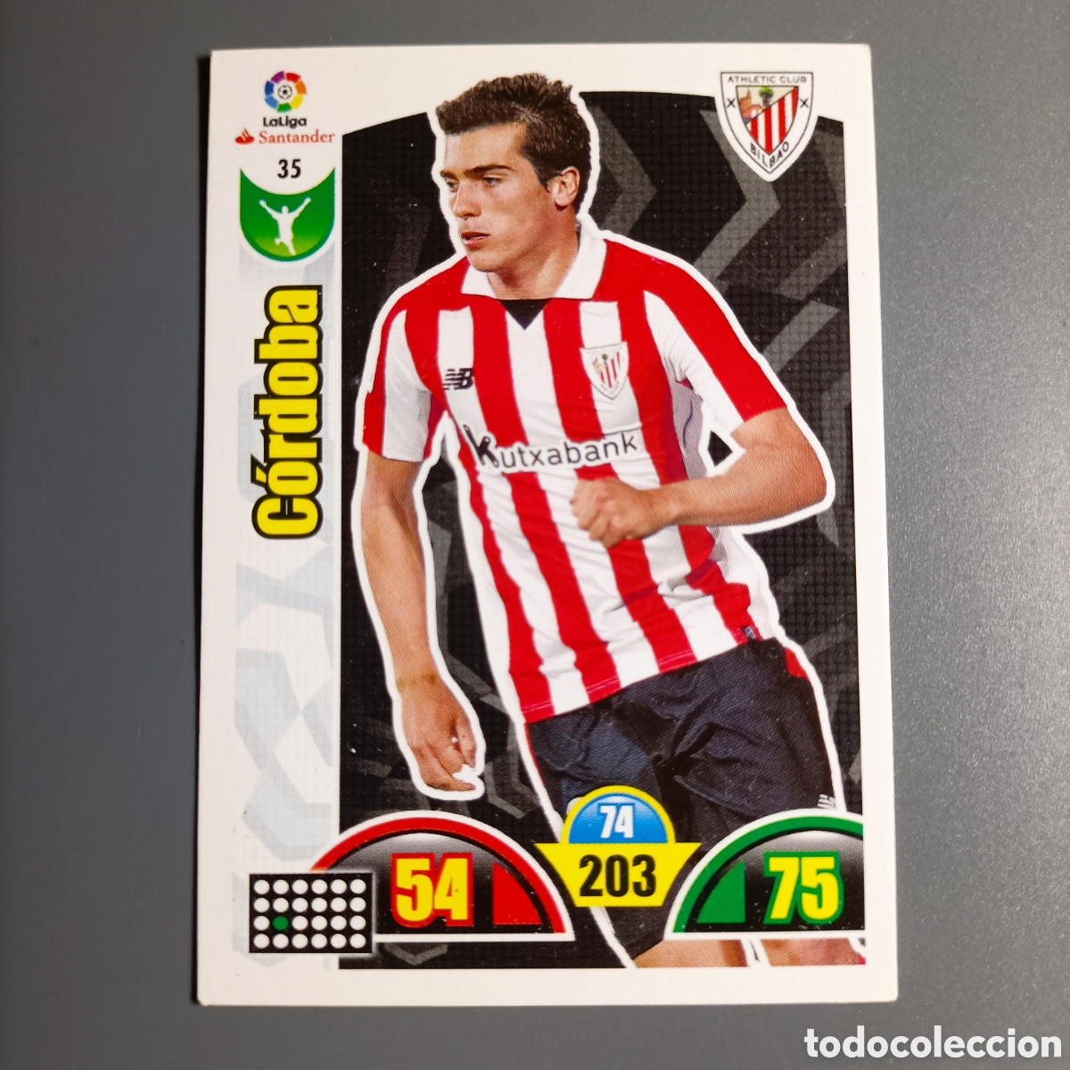 Fu&szlig;ball-Sticker: ADRENALYN. LIGA 2017-2018 (ATHLETIC) №35 C&Oacute;RDOBA