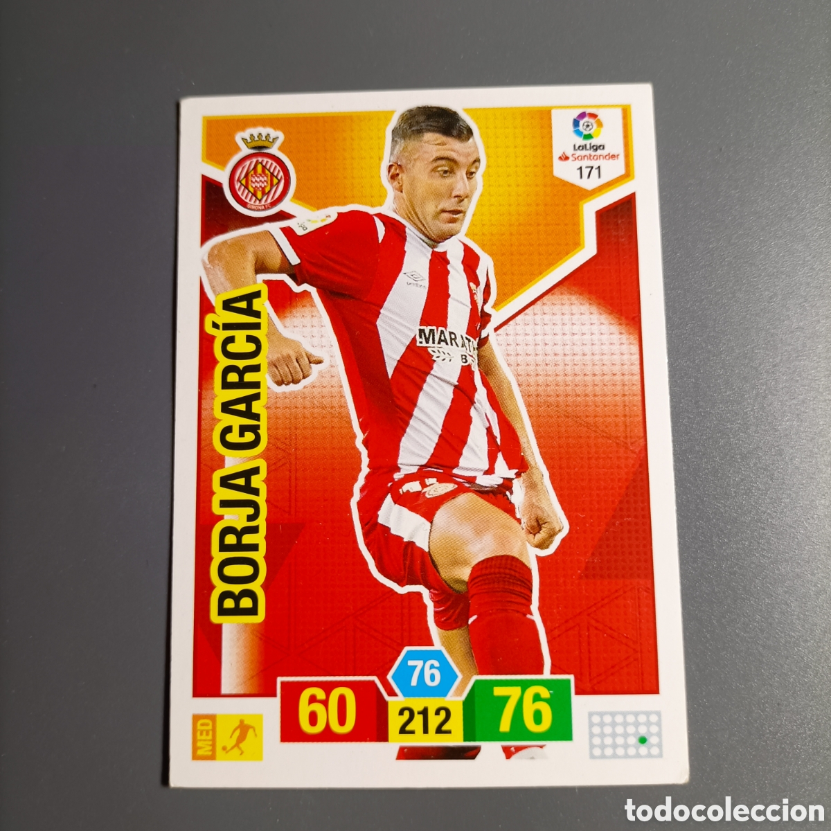 Fu&szlig;ball-Sticker: ADRENALYN. LIGA 2018-2019 (GIRONA) №171 BORJA GARC&Iacute;A