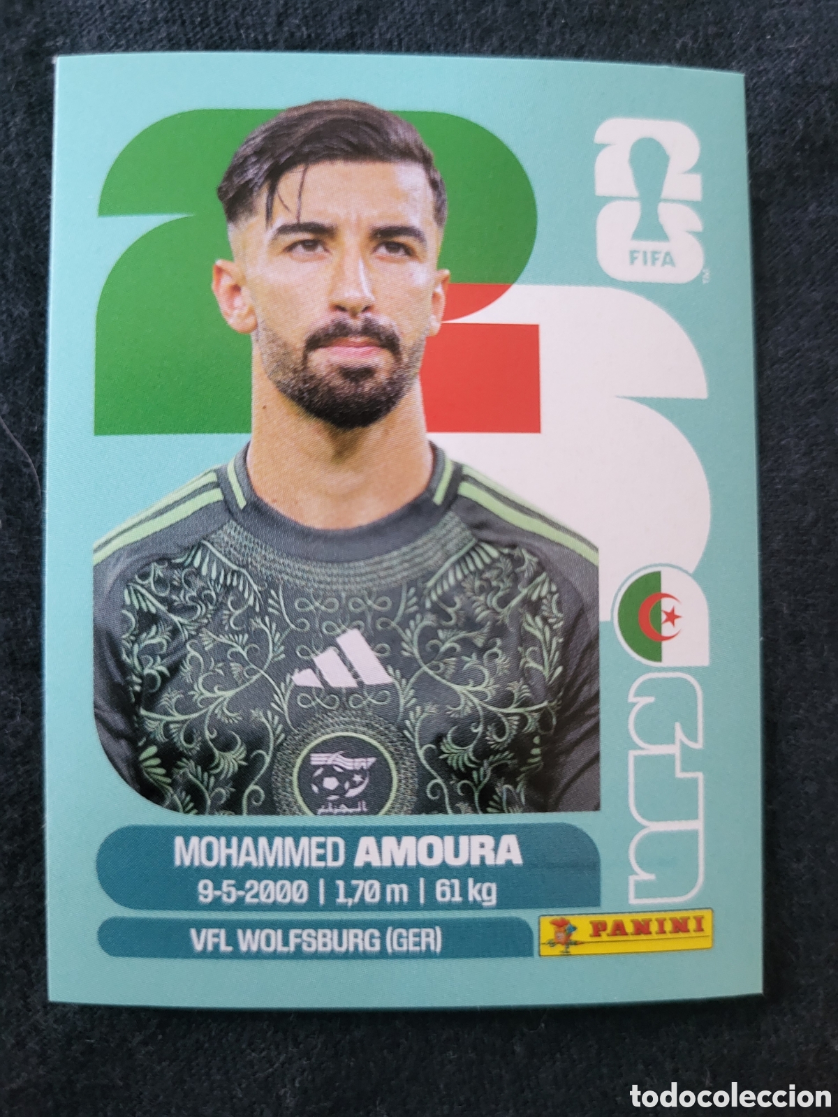 Cromos de Futebol: ALG 20 Mohammed Amoura [Sticker] / FIFA World Cup 2026