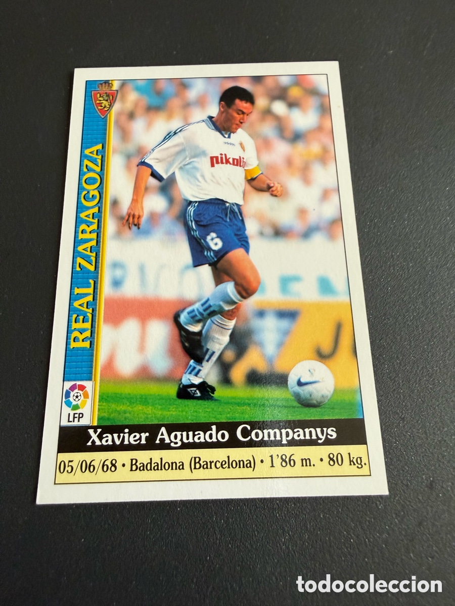 Figurine di Calcio: MUNDICROMO 2000. n 151 AGUADO ( Real Zaragoza)