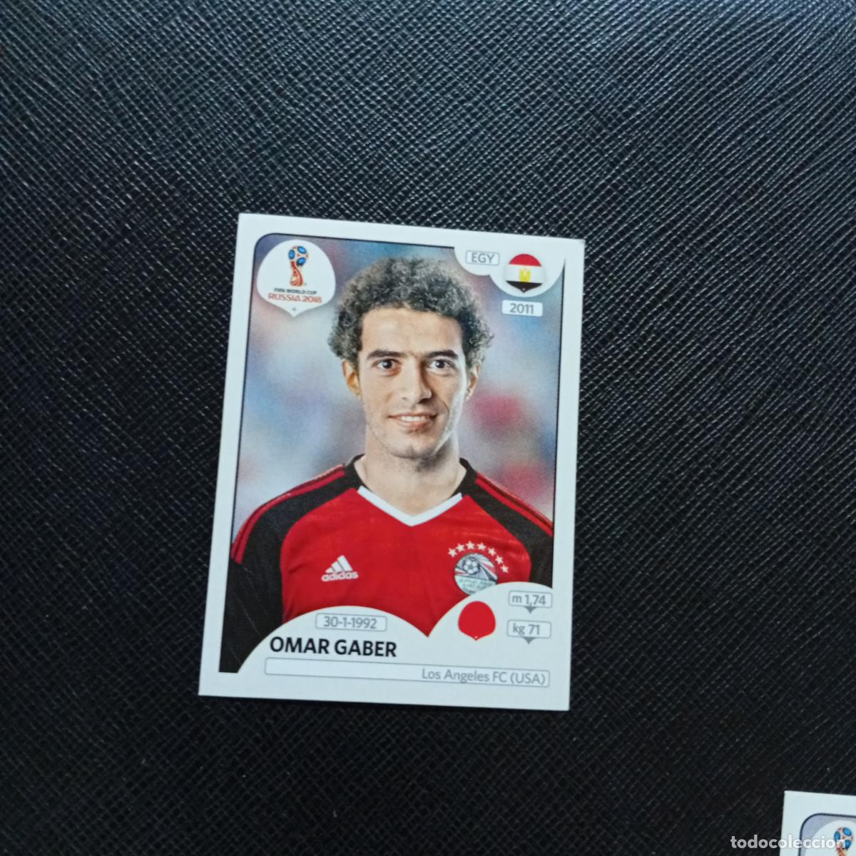 Figurine di Calcio: 77 OMAR GABER EGIPTO PANINI MUNDIAL RUSIA 2018 CROMO FUTBOL 18 - SIN PEGAR - CJ2 ..