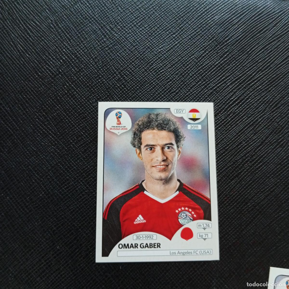 Figurine di Calcio: 77 OMAR GABER EGIPTO PANINI MUNDIAL RUSIA 2018 CROMO FUTBOL 18 - SIN PEGAR - CJ2 ..