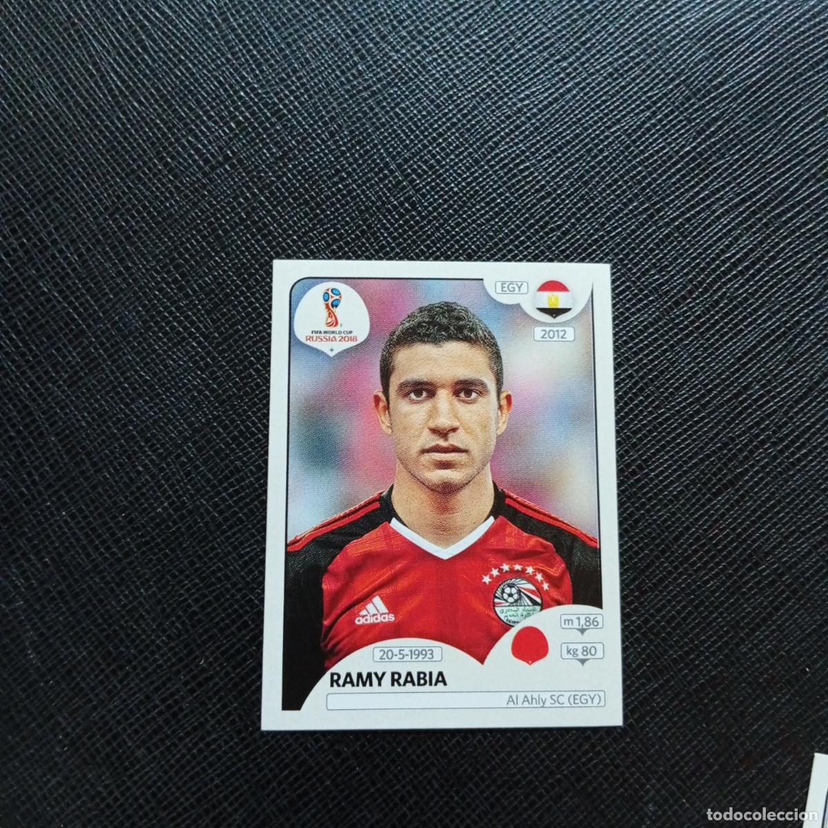 Cromos de Futebol: 78 RAMY RABIA EGIPTO PANINI MUNDIAL RUSIA 2018 CROMO FUTBOL 18 - SIN PEGAR - CJ2 ..