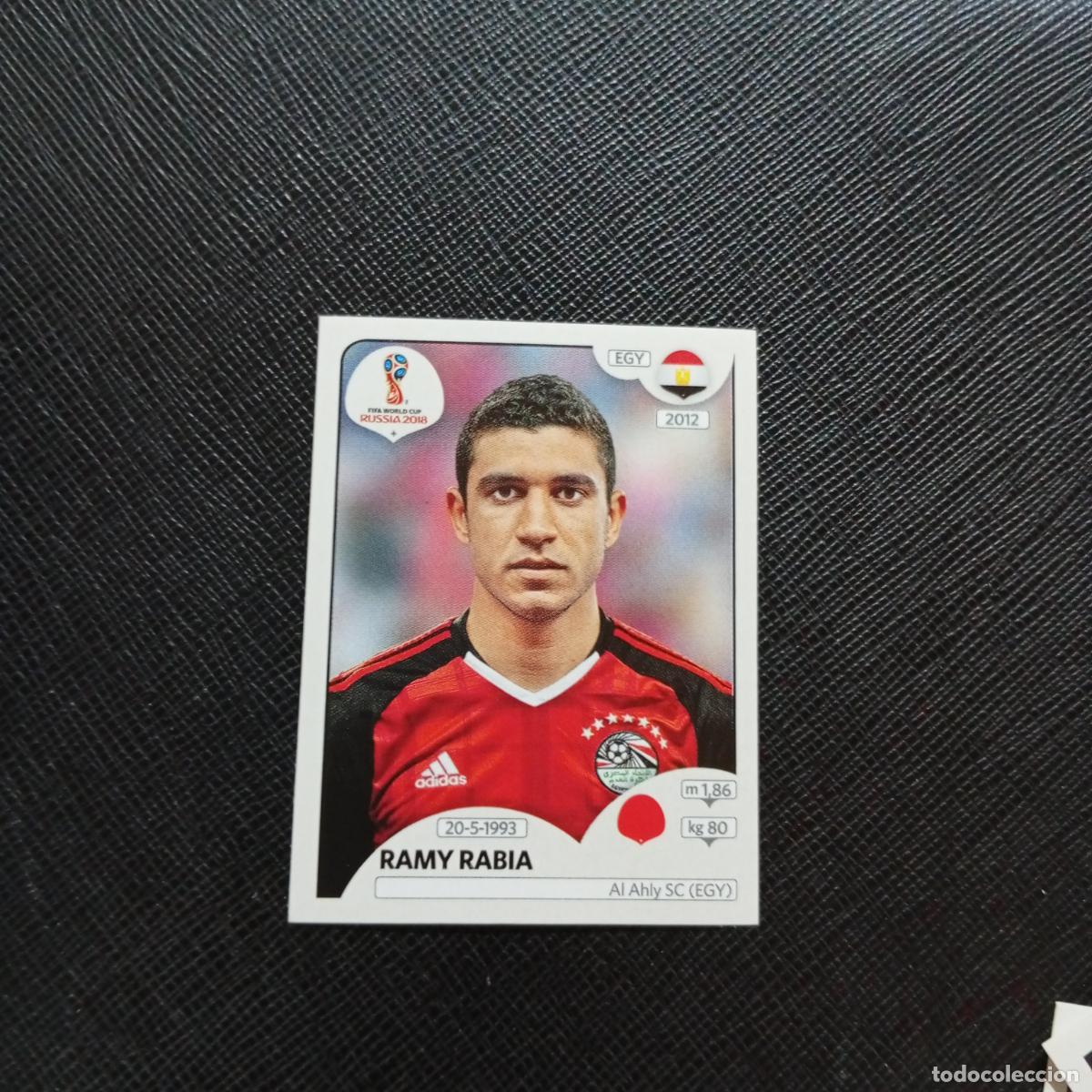 Cromos de Futebol: 78 RAMY RABIA EGIPTO PANINI MUNDIAL RUSIA 2018 CROMO FUTBOL 18 - SIN PEGAR - CJ2