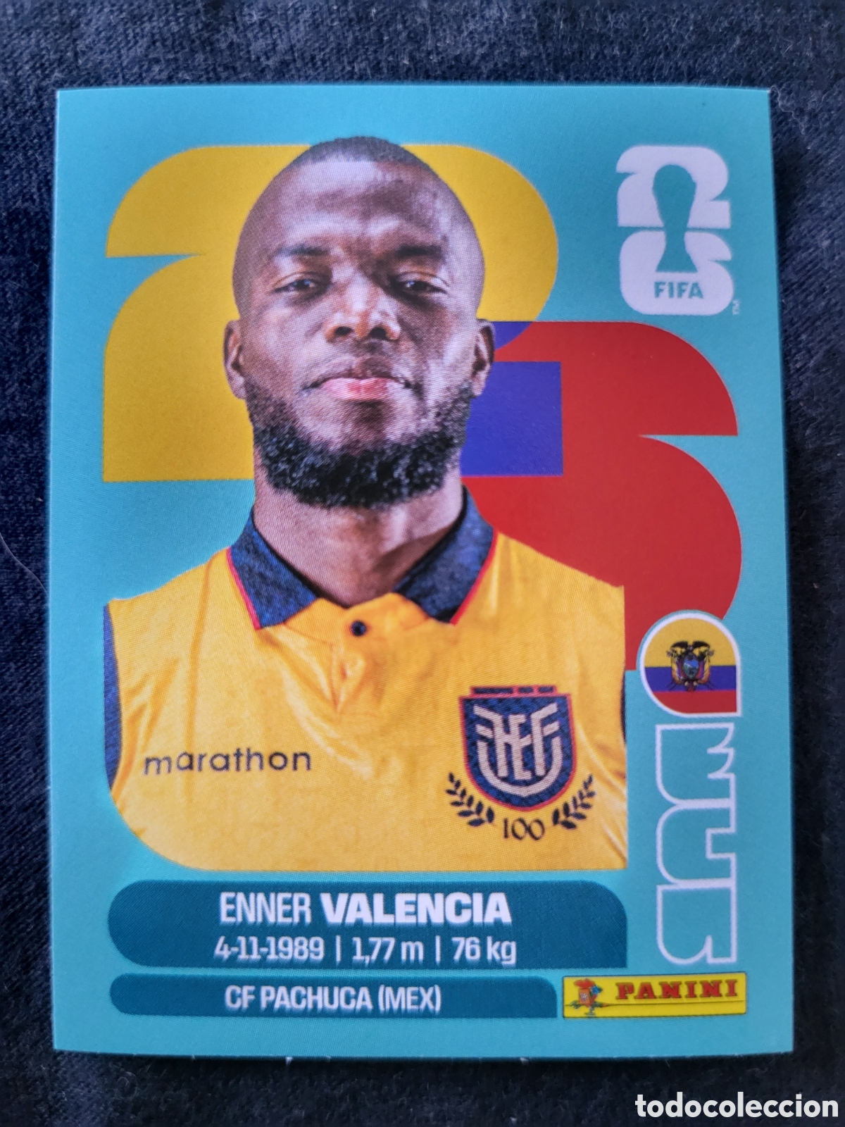 Cromos de Futebol: ECU 20 Enner Valencia [Sticker] / FIFA World Cup 2026