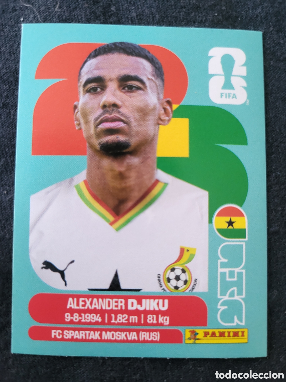 Fu&szlig;ball-Sticker: GHA 6 Alexander Djiku [Sticker] / FIFA World Cup 2026