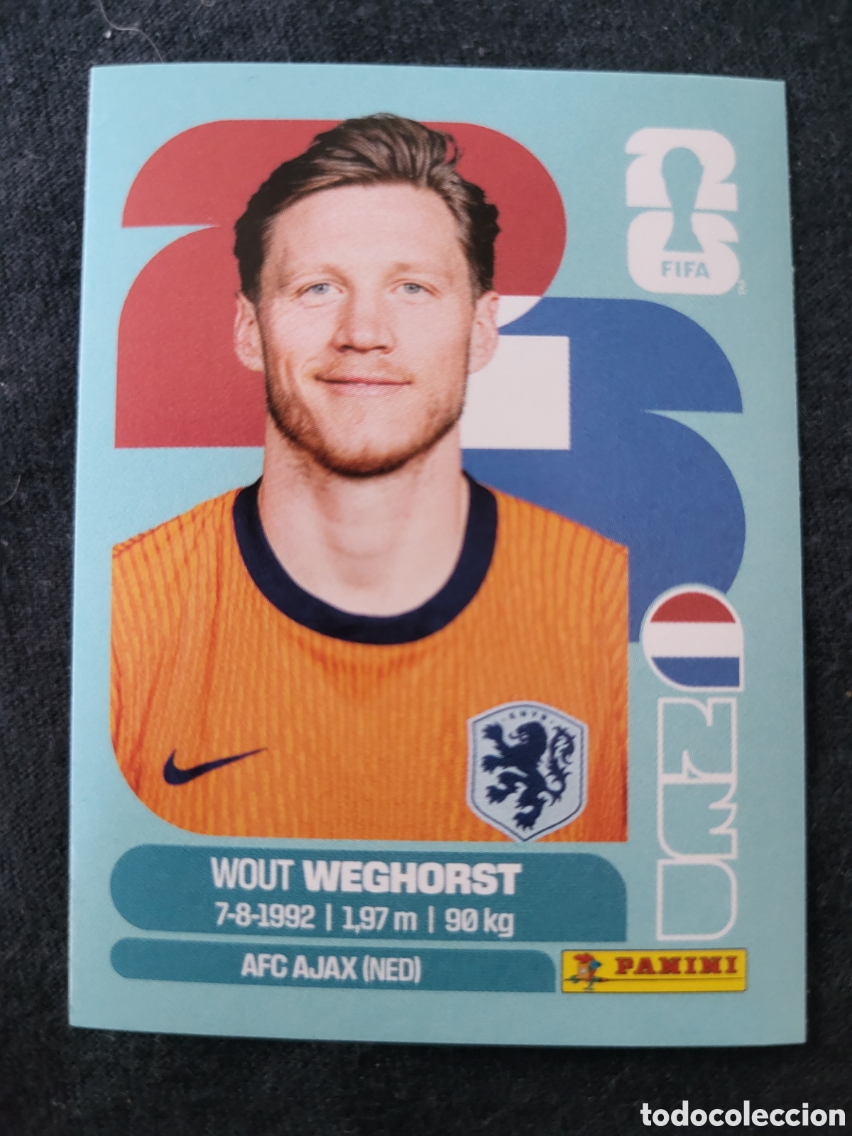 Football Stickers: NED 19 Wout Weghorst [Sticker] / FIFA World Cup 2026
