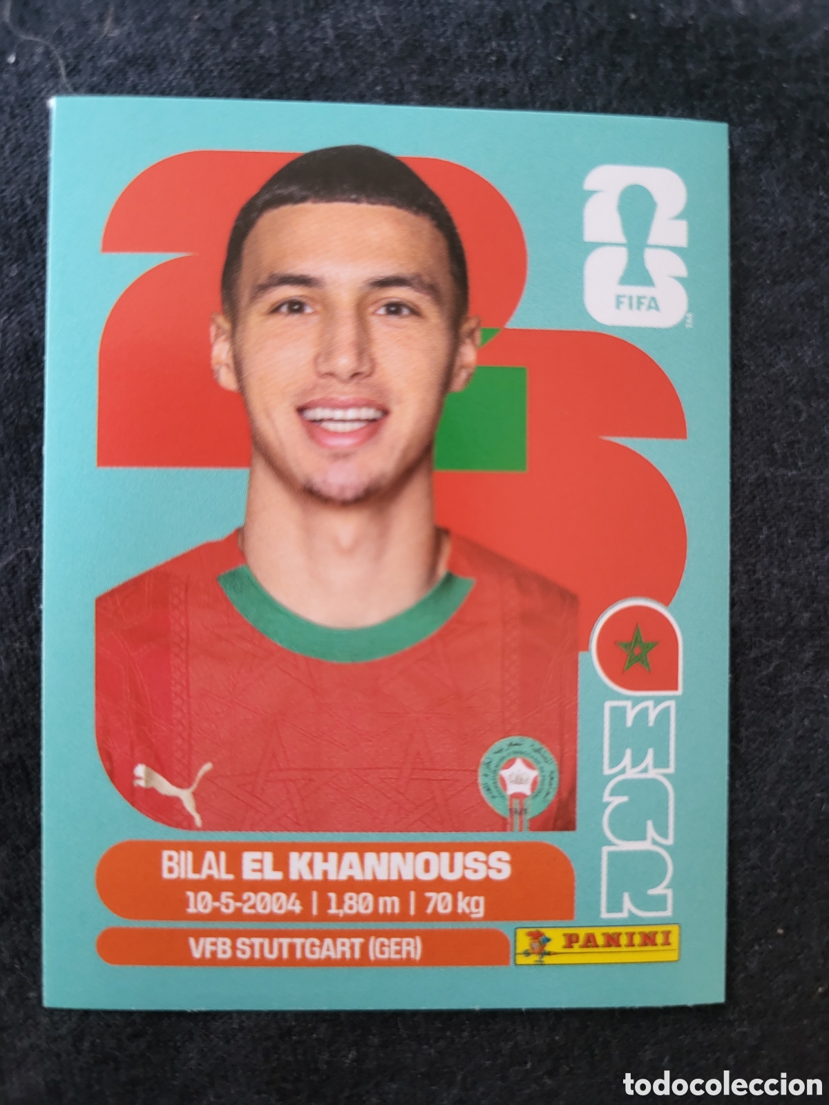 Figurine di Calcio: MAR 14 Bilal El Khannouss [Sticker] / FIFA World Cup 2026