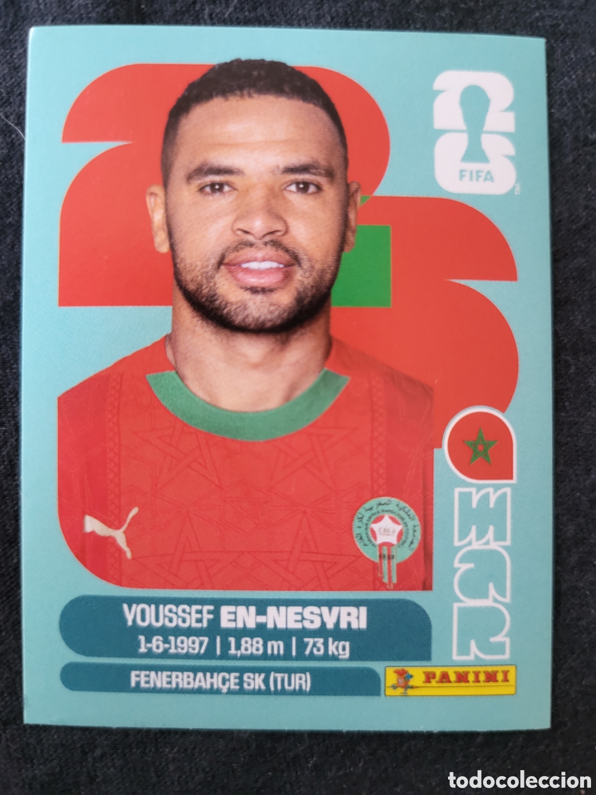Figurine di Calcio: MAR 16 Youssef En-Nesyri [Sticker] / FIFA World Cup 2026