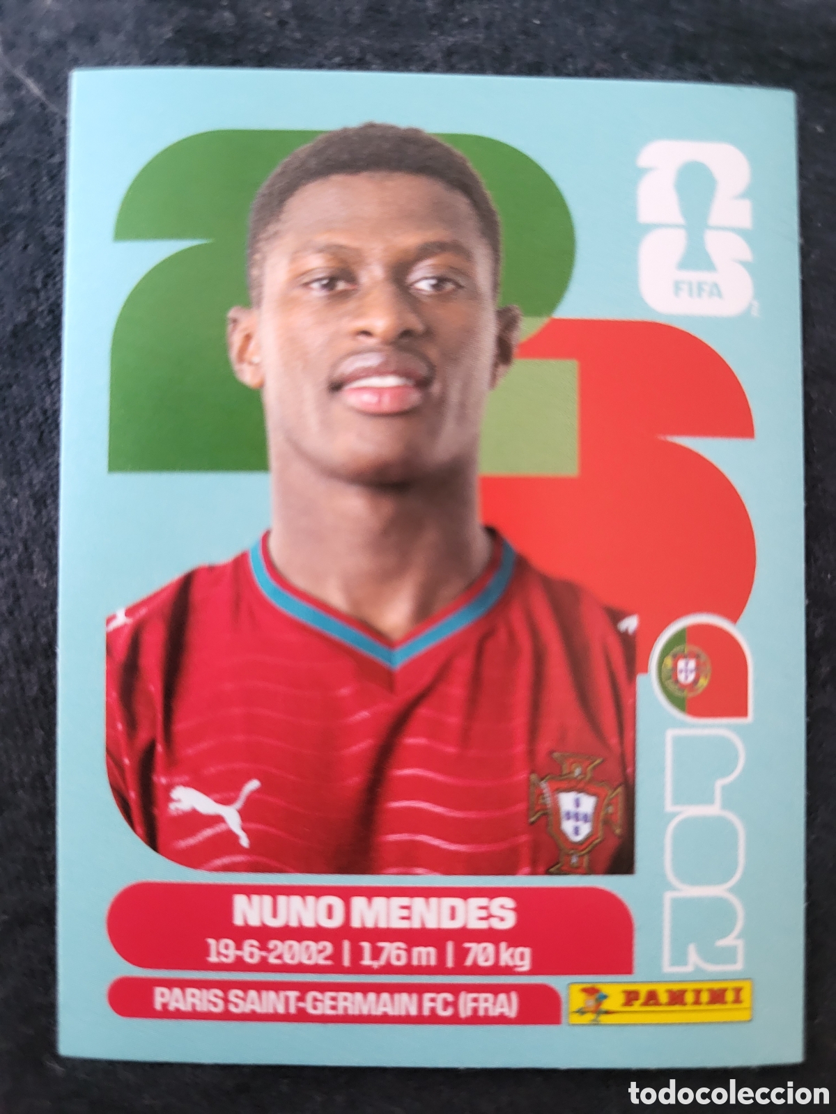 Figurine di Calcio: POR 7 Nuno Mendes [Sticker] / FIFA World Cup 2026