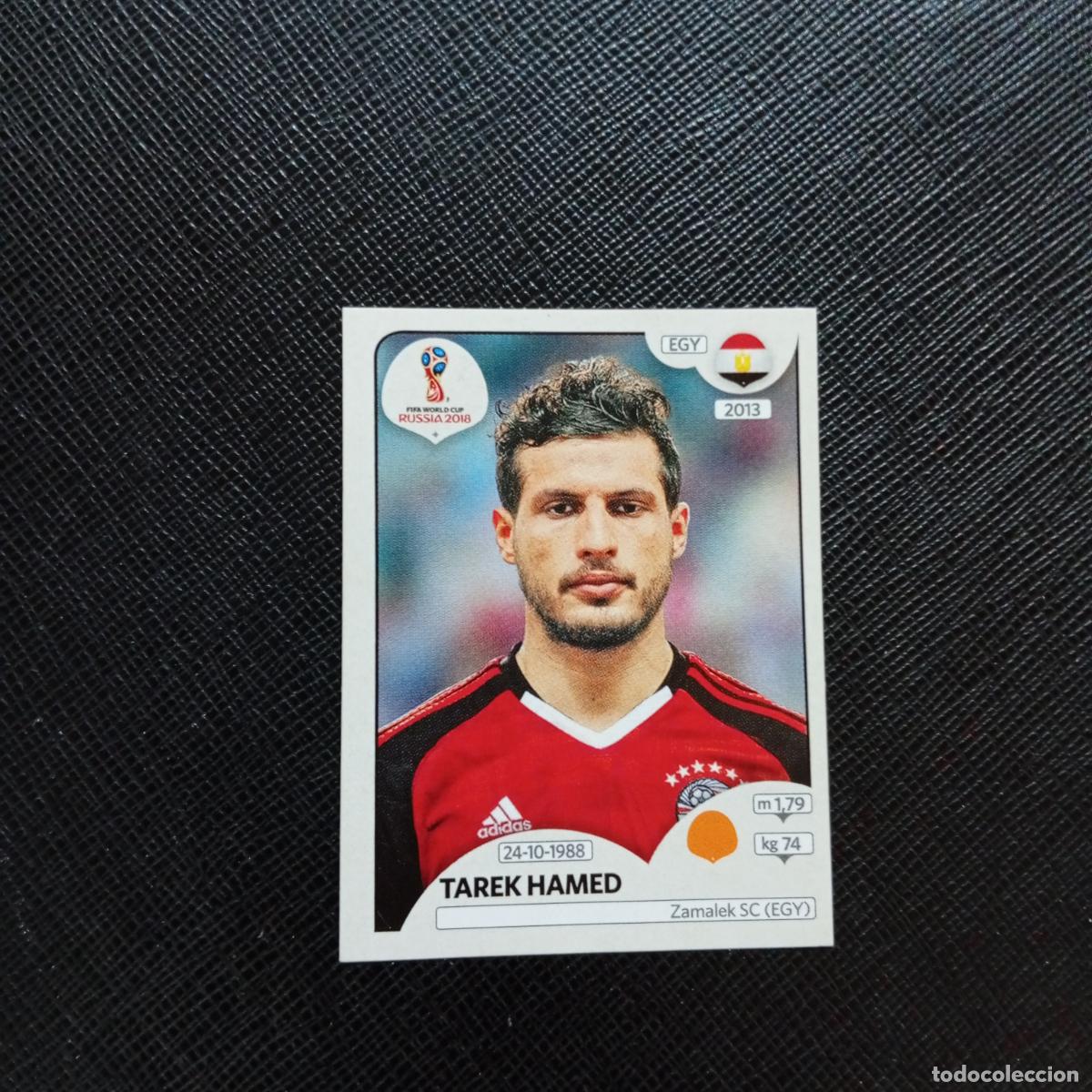 Cartes &agrave; collectionner de Football: 83 TAREK HAMED EGIPTO PANINI MUNDIAL RUSIA 2018 CROMO FUTBOL 18 - SIN PEGAR - CJ2