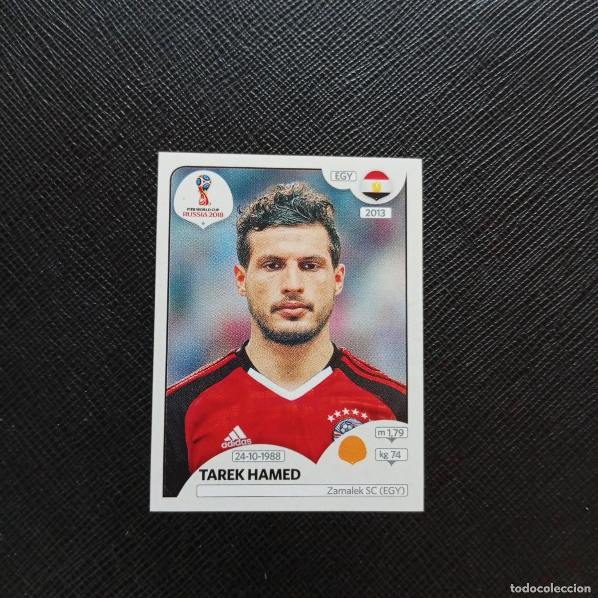Cartes &agrave; collectionner de Football: 83 TAREK HAMED EGIPTO PANINI MUNDIAL RUSIA 2018 CROMO FUTBOL 18 - SIN PEGAR - CJ2 .