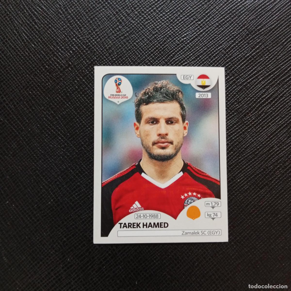 Cartes &agrave; collectionner de Football: 83 TAREK HAMED EGIPTO PANINI MUNDIAL RUSIA 2018 CROMO FUTBOL 18 - SIN PEGAR - CJ2 ..