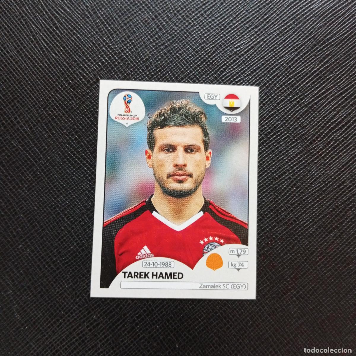Cartes &agrave; collectionner de Football: 83 TAREK HAMED EGIPTO PANINI MUNDIAL RUSIA 2018 CROMO FUTBOL 18 - SIN PEGAR - CJ2 ....
