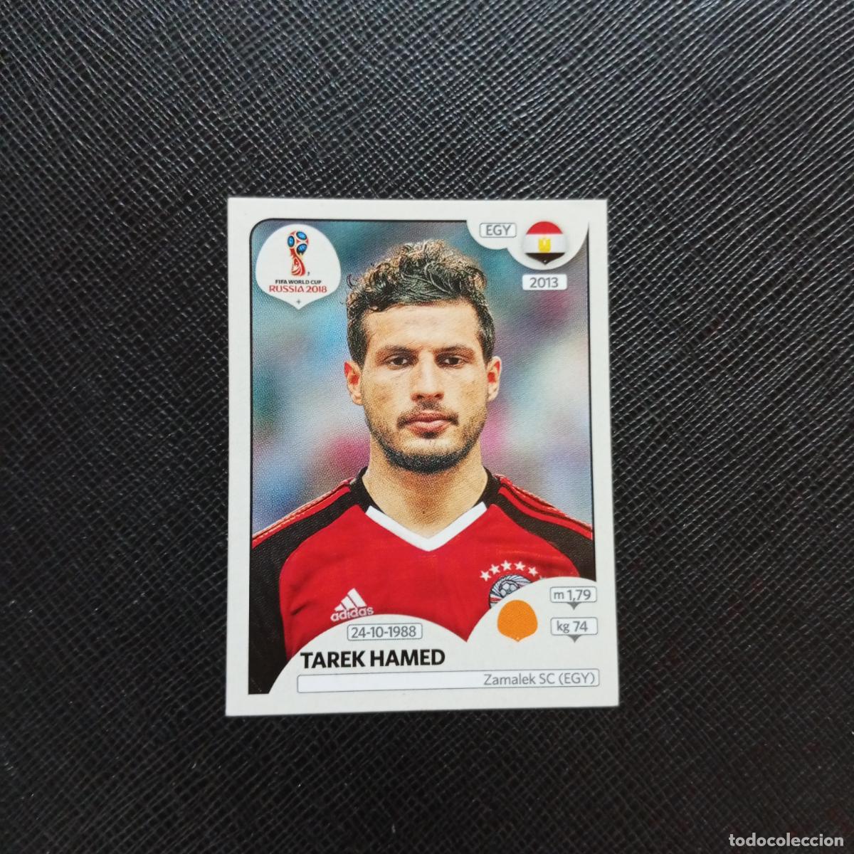 Cartes &agrave; collectionner de Football: 83 TAREK HAMED EGIPTO PANINI MUNDIAL RUSIA 2018 CROMO FUTBOL 18 - SIN PEGAR - CJ2 ....