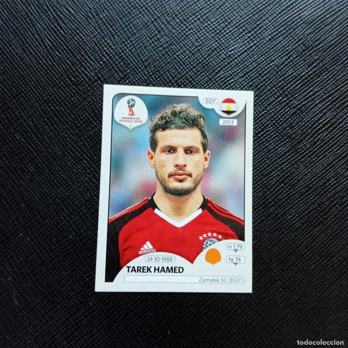 Cartes &agrave; collectionner de Football: 83 TAREK HAMED EGIPTO PANINI MUNDIAL RUSIA 2018 CROMO FUTBOL 18 - SIN PEGAR - CJ2 .....