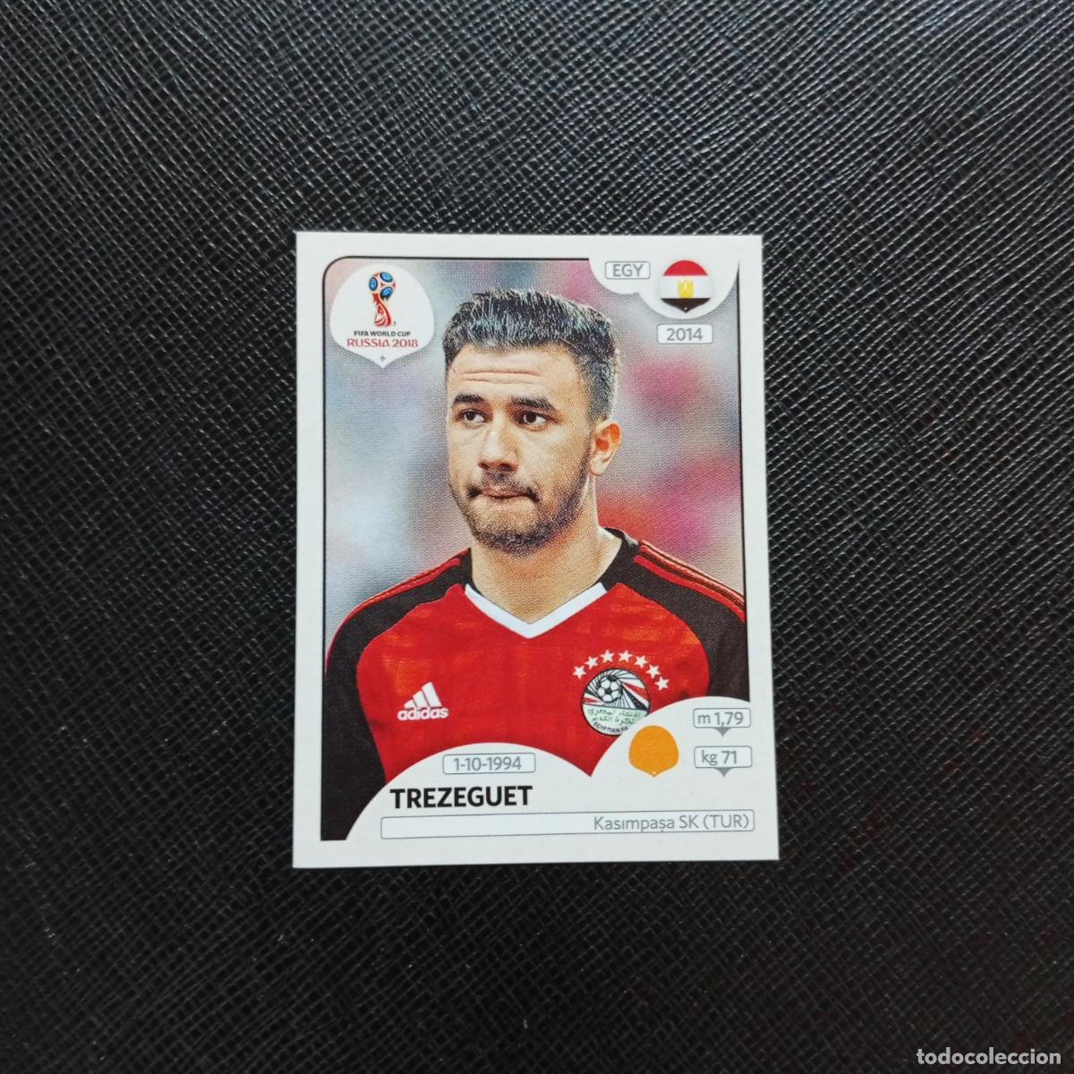 Figurine di Calcio: 86 TREZEGUET EGIPTO PANINI MUNDIAL RUSIA 2018 CROMO FUTBOL 18 - SIN PEGAR - CJ2 .